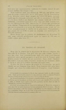 XX. Misère et charité