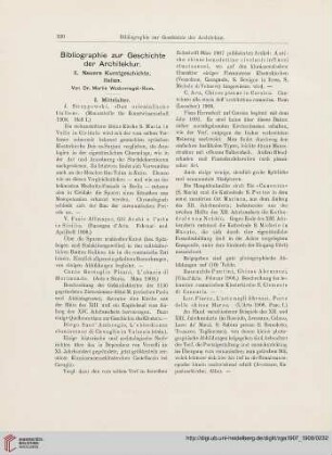Bibliographie zur Geschichte der Architektur