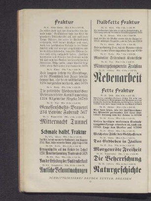 Halbfette Fraktur