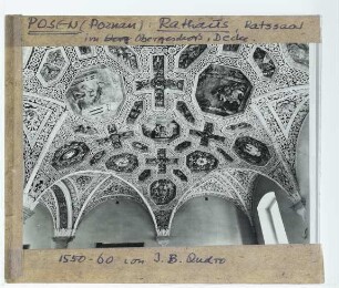 Posen, Altes Rathaus : Innenansicht, Ratssaal, Gewölbe