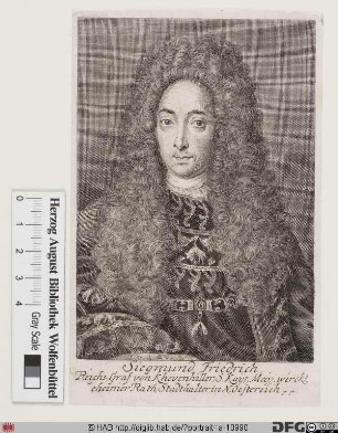Bildnis Sigismund Friedrich Khevenhüller (1725 Reichsgraf von Hardegg)