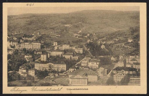 441, Tübingen. Universitätsviertel. Universitätsbibliothek.