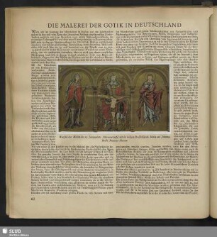 Die Malerei Der Gotik In Deutschland