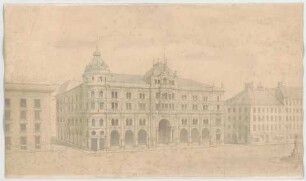 Thiersch, Friedrich von; München; Palais Bernheimer - Perspektive