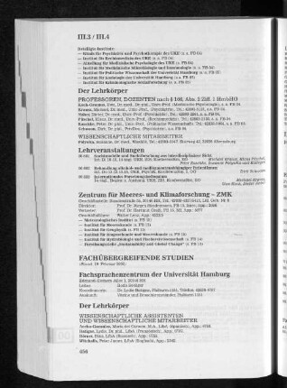 III.4 Fachübergreifende Studien