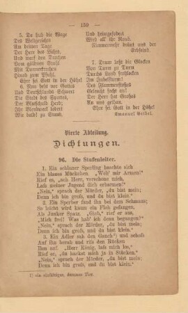 Vierte Abteilung. Dichtungen