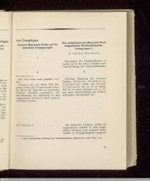 Antwort Marschall Fochs auf die deutschen Entgegnungen