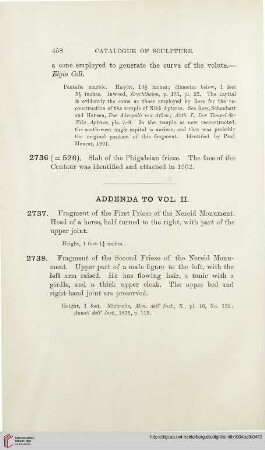 Addenda to Vol.II.