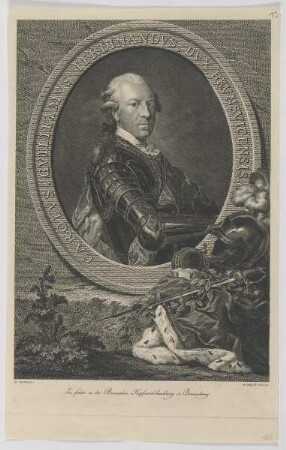 Bildnis des Carolvs Gvilielmvs Ferdinandvs Dvx Brvnsvicensis