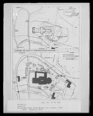 Der evangelische Dom Sankt Marien und Johannes in Schwerin: Topographische Entwicklung