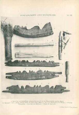 Taf. 62. Verzierungen und Werkzeuge