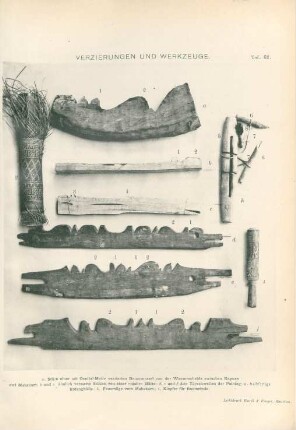 Taf. 62. Verzierungen und Werkzeuge