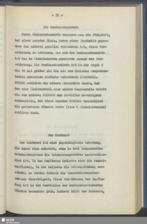 Der Kontrast