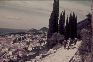 Reisefotos Kroatien. Dubrovnik. Altstadt mit Resten der alten Festungsmauer