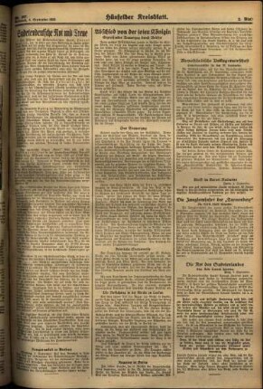 Zweite Ausgabe vom Mittwoch, den 04. September 1935.