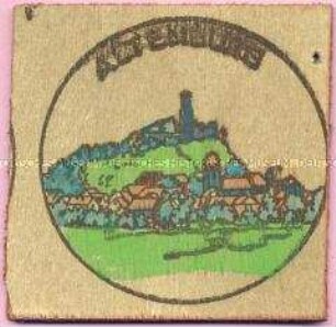 WHW-Abzeichen, Burgen und Schlösser: Altenburg, Straßensammlung im Gau Kurhessen vom 10. Januar 1943