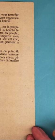 Instructions particulieres et secretes ...