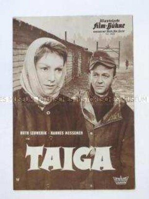 Programmzeitschrift "Illustrierte Film-Bühne" zu dem deutschen Spielfilm "Taiga"