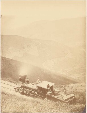 Puno-Arequipa-Eisenbahn bei Caquinpala