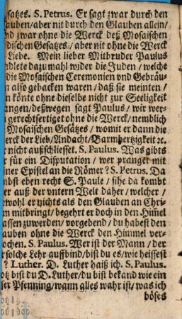Epistola Lutherano-Catholica oder Wohlgegründetes Send-Schreiben D. Martin Lutheri, Welches er auß jener Welt an alle seine Glaubens-Brüder und Kinder abgehen lassen. Auß dessen hinderblibnen Büchern und Schrifften treulich gezogen und in offenen Truck gegeben : Erstlich gedruckt zu Prag ... Anno 1685