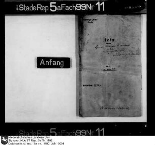 Streitsache der Königsmarck'schen Beamten der Herrschaft Neuhaus gegen den Bidal'schen Amtmann der Herrschaft Harsefeld wegen der Gerichtsbarkeit in Ahrensflucht