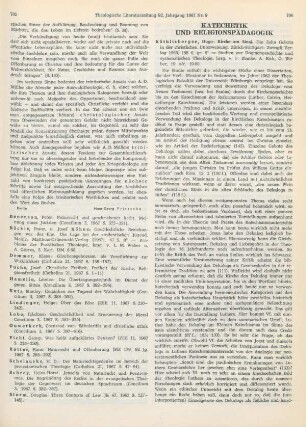 706-707 [Rezension] Röthlisberger, Hugo, Kirche am Sinai