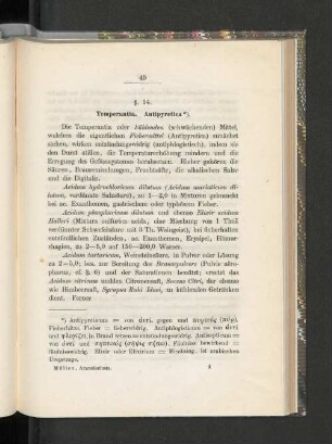 §. 14. Temperantia. Antipyretica.