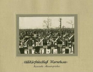 Militär-Friedhof Warschau, Massengräber russischer Soldaten