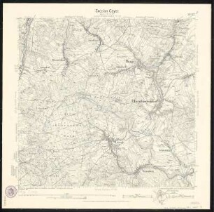 Äquidistantenkarte 127 : Section Geyer, 1906 : Section Geyer. - 1:25000. - Leipzig: Giesecke & Devrient, 1906. - 1 Kt.