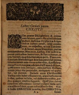 Christiani Obadiae diss. theol. de insigni discrimine inter Christianismum et orthodoxiam, sive inter theologiam realiter et idealiter ... veram