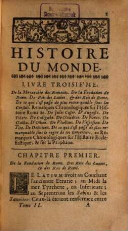 Histoire Du Monde, 2