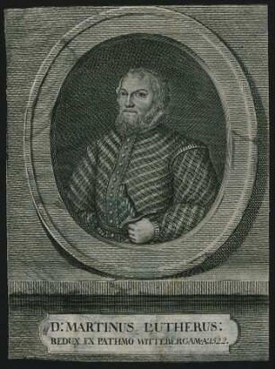 D. Martinus Lutherus Redux Ex Pathmo Wittebergam A. 1522
