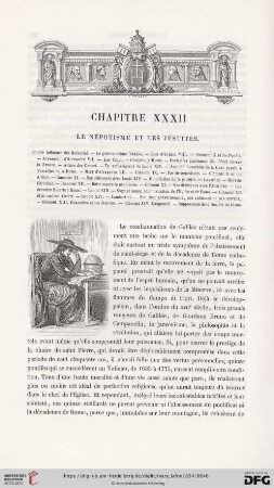 Chapitre XXXII: Le Néopotisme et les Jésuites