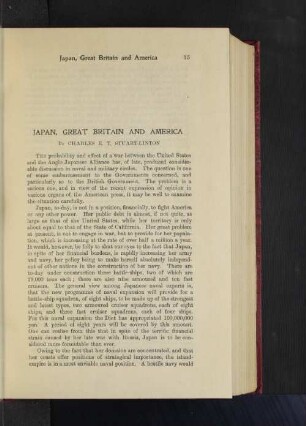 Japan, Great Britain and America