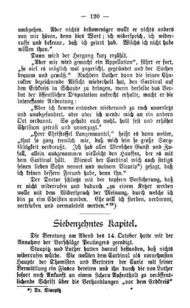 Siebenzehntes Kapitel