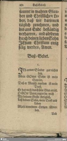 Buß-Gebet