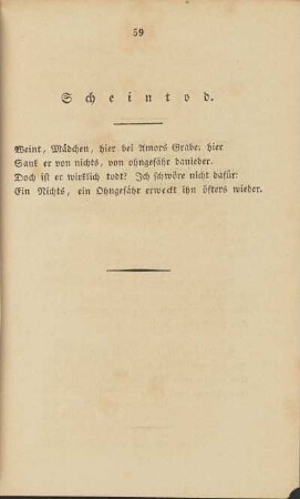 Scheintod.