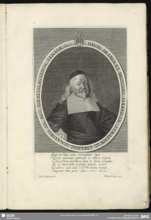 David Ab Eben Et Brunnen Haered. In Strachwiz Collegii In Rep. Vratislaviensi Senior