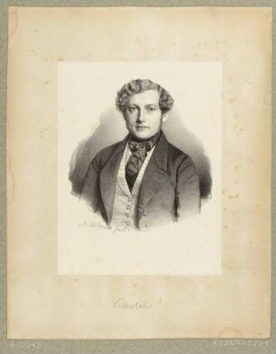 Bildnis des Dresdner Unternehmers Gustav Moritz Calberla (?), Halbfigur