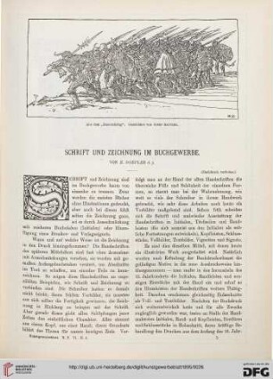 Schrift und Zeichnung im Buchgewerbe