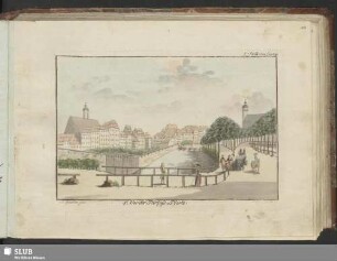 I. Suite von Leipzig. V. Vor der Parfuß-Pforte / ed. Geisler jun. Weise sculp.