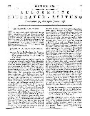 The Critical review. April 1786. London 1786