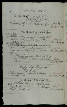 Von Hhrn Stadtpfarrer Filtsch zu Hermann-Stadt, als Geschenck erhalten. - Zum Geschenck [Jakab Ferdinánd Miller] erhalten, aus Ungarn. - Von Hhrn Prof. Stromeyer als Geschenck erhalten. - Ein Geschenck des Hhrn Prof. Bunsen.