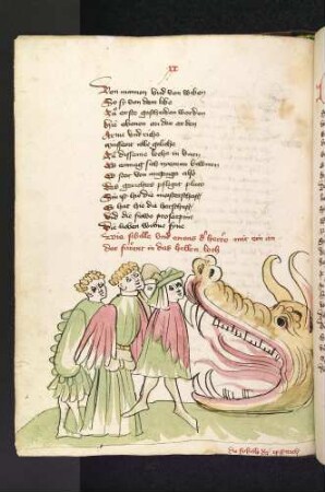 Eneas und die Sibylle vor dem Höllenrachen