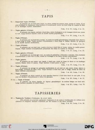 Tapisseries (Nr. 80)