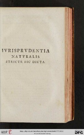 Iurisprudentia naturalis stricte sic dicta