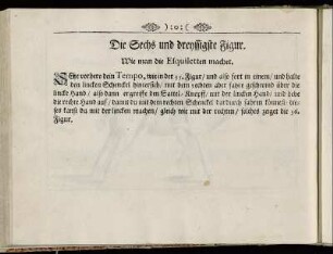 Die Sechs und dreyssigste Figur. - Die Vierzigste Figur.