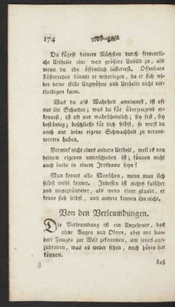 Von den Verleumdungen