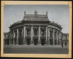 Hofburgtheater, Wien: Ansicht von Westen
