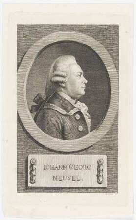Bildnis des Iohann Georg Meusel